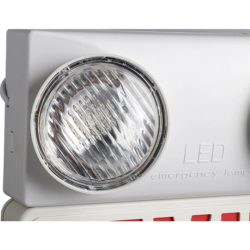 应急组合灯 LED 锂电池 IP30 室内/室外使用 双灯出口标志灯 3 小时应急时间建筑用