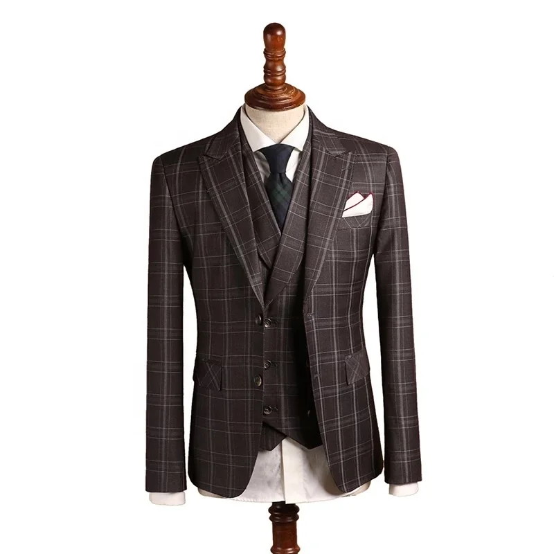 MTM Made to Measure Spring and Autumn Custom Menswear Dress Pants Suit Navy Blue Striped Business Man Suit