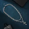 Silver Cross Necklace - 3