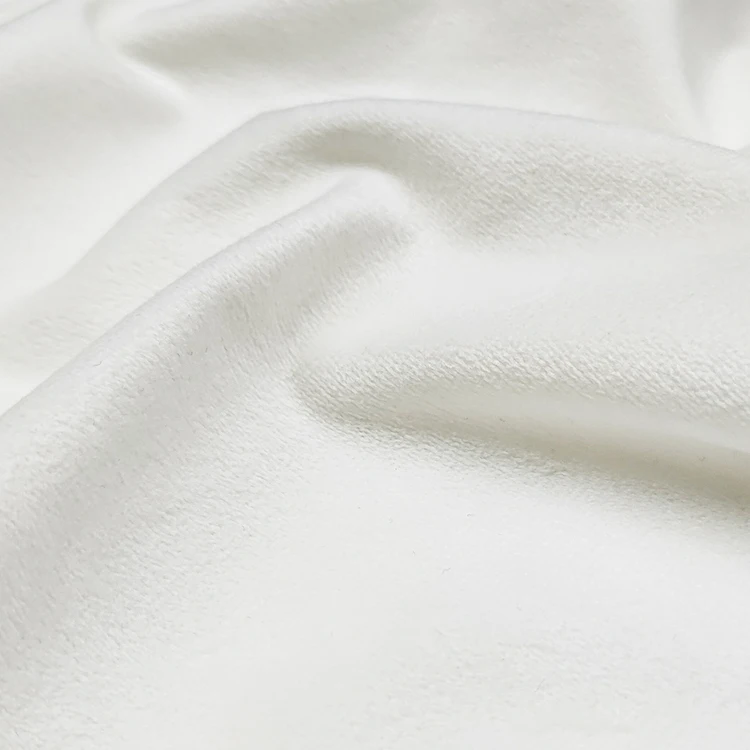 Hot Selling Solid Velour Fabric Velvet Material, Soft Stretch Polyester Knitted Velour Fabric for Clothes/ manufacture