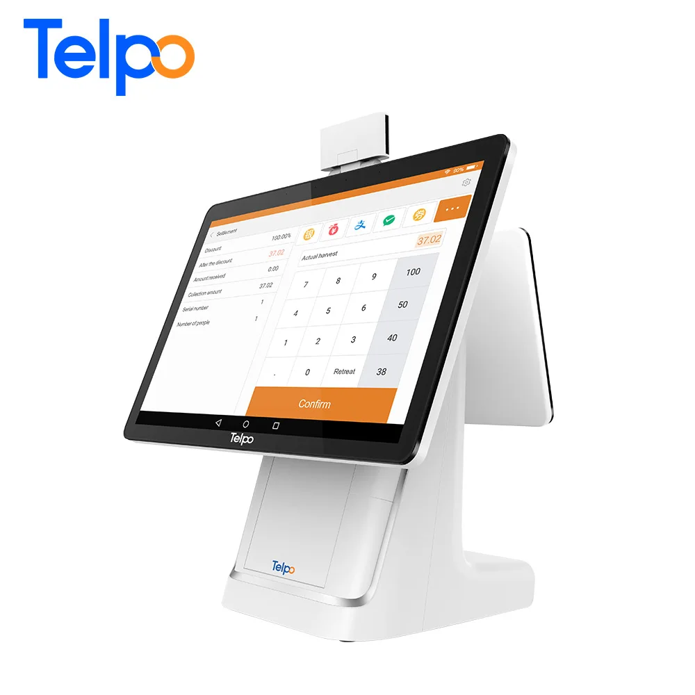 C15 15.6-inch retail countertop shop billing computer all-in-one pos with touch screen