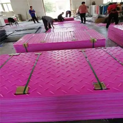 Excavator Ground Protection Mat 4x8 Eco-friendly  Hdpe Construction Mud Mat for Temporary Street