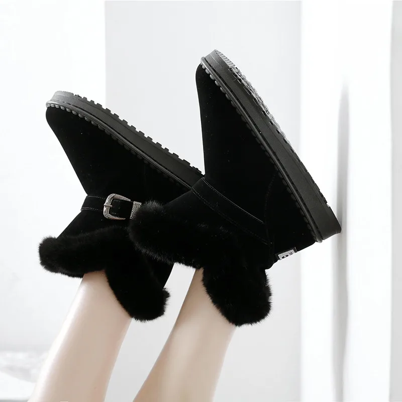 Winter snow boots keep warm hight boot for women