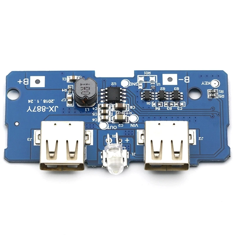 5V 2A Power Bank Charger Module Charging Circuit Board Step Up Boost Dual USB 