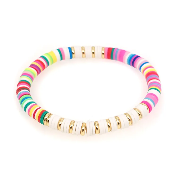Bracciale Elastico In Acciaio 316L Con Perline – Antistress, Uomo E Donna, 555Jewelry