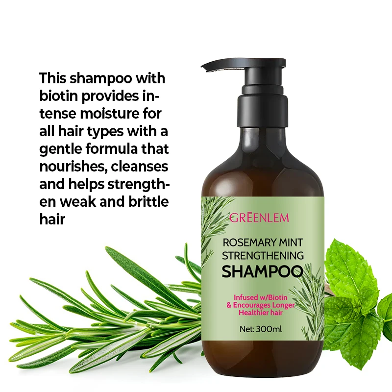 Private Label Skincare OEM ODM Shampoo Para Cabello Hair Cosmetic Product Smoothing Rosemary Shampoo(pic1)