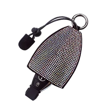 Universal Diamond Car Key Case Rhinestone Key Case for Women Bling Interior Accessories Car Accessory