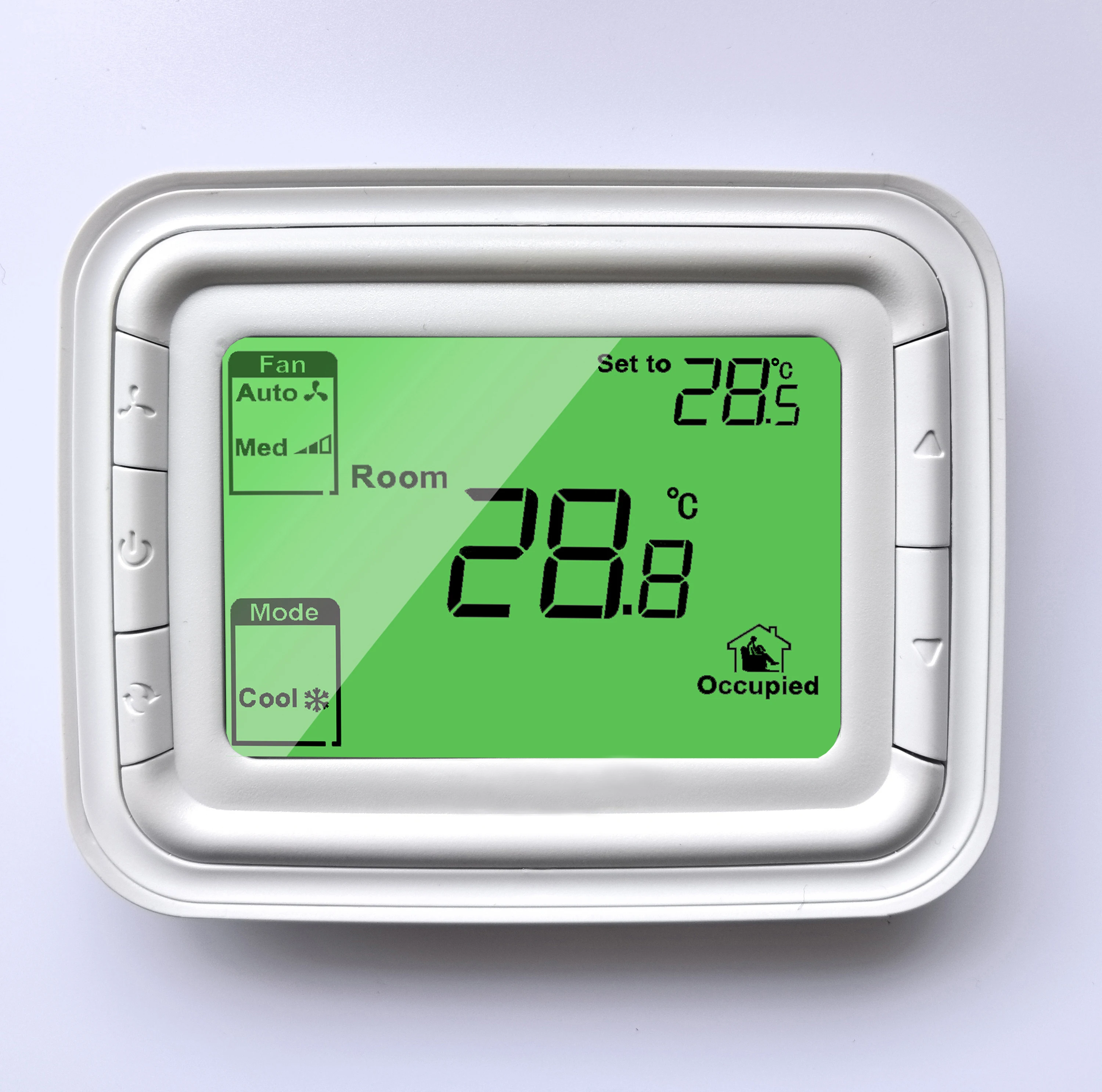 Digital Thermostat With Lock Code Smart Fan Coil Room Thermostat