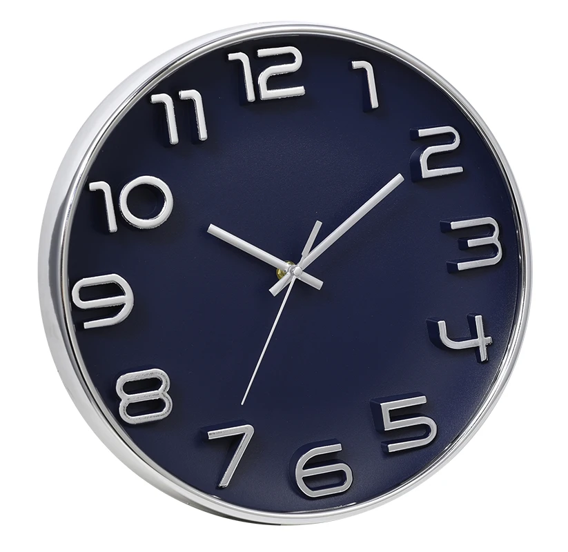 3d Diy Creative Round Modern Classic Digital Meeting Room Wall Clock