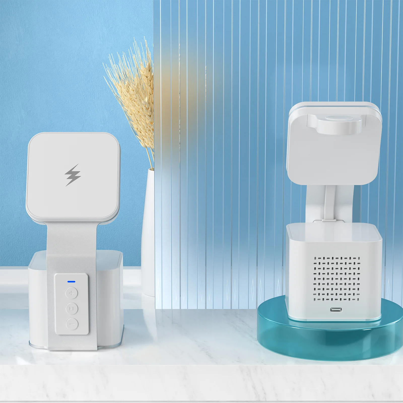 WAWEIS 2024 Best Electric 4-in-1 Wireless Charging Station BT