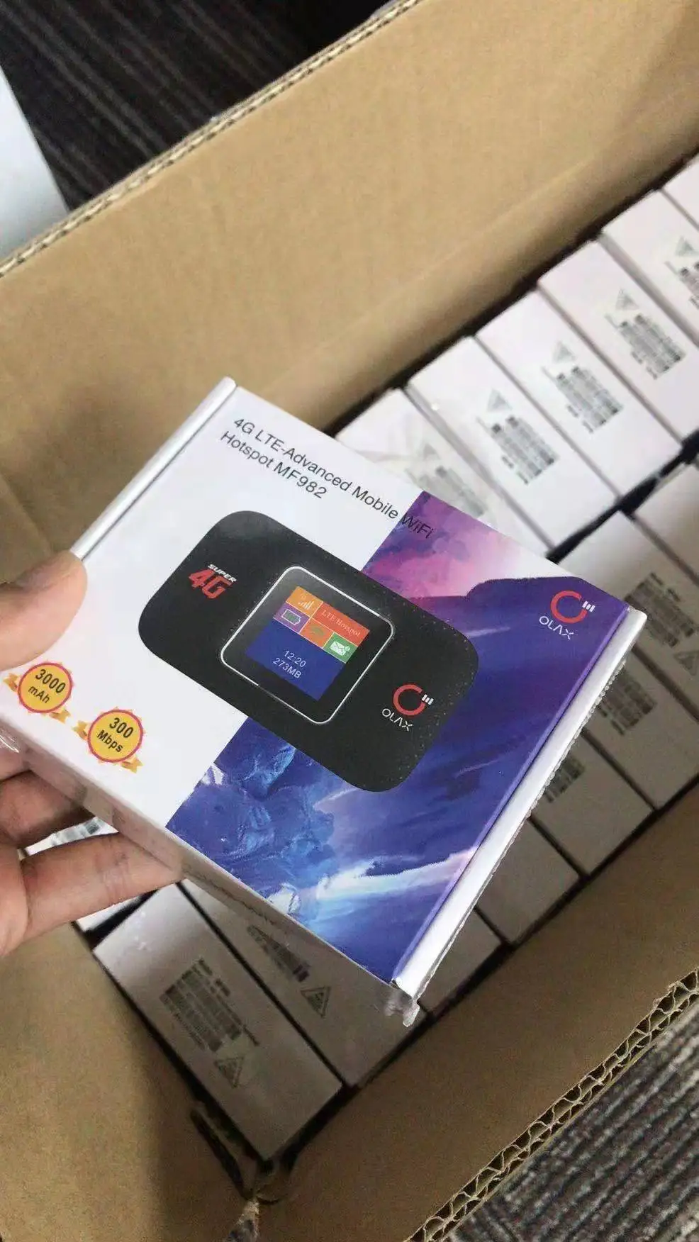 Modem WiFi OLAX MF982 Pocket Wifi Mobile 4G LTE 3000mah Hotspot Mifis Router
