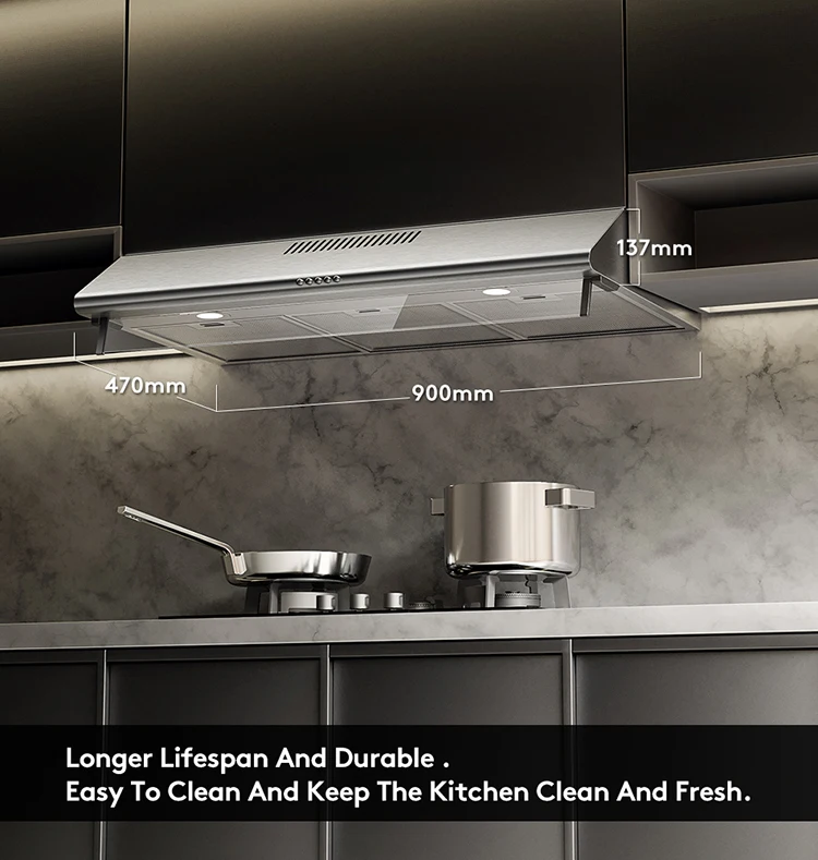 how to clean stainless cooker hood