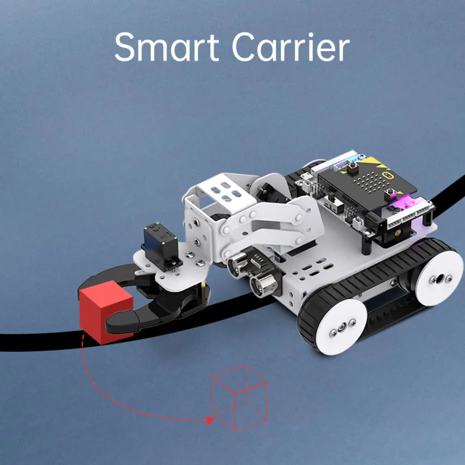qtruck programmable educational robot: hiwonder micro:bit