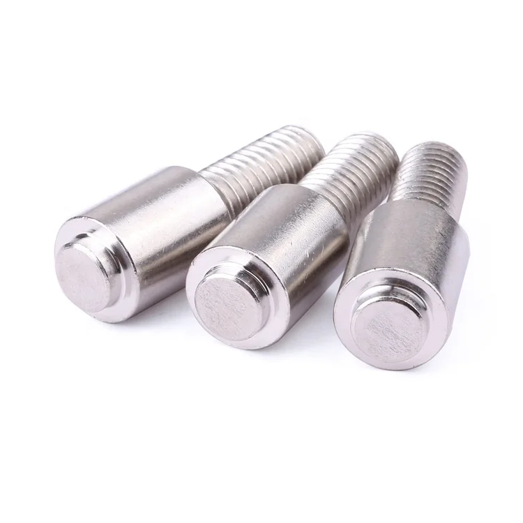 Non-standard customization fillister head welding screw mechanical thread stainless steel plain