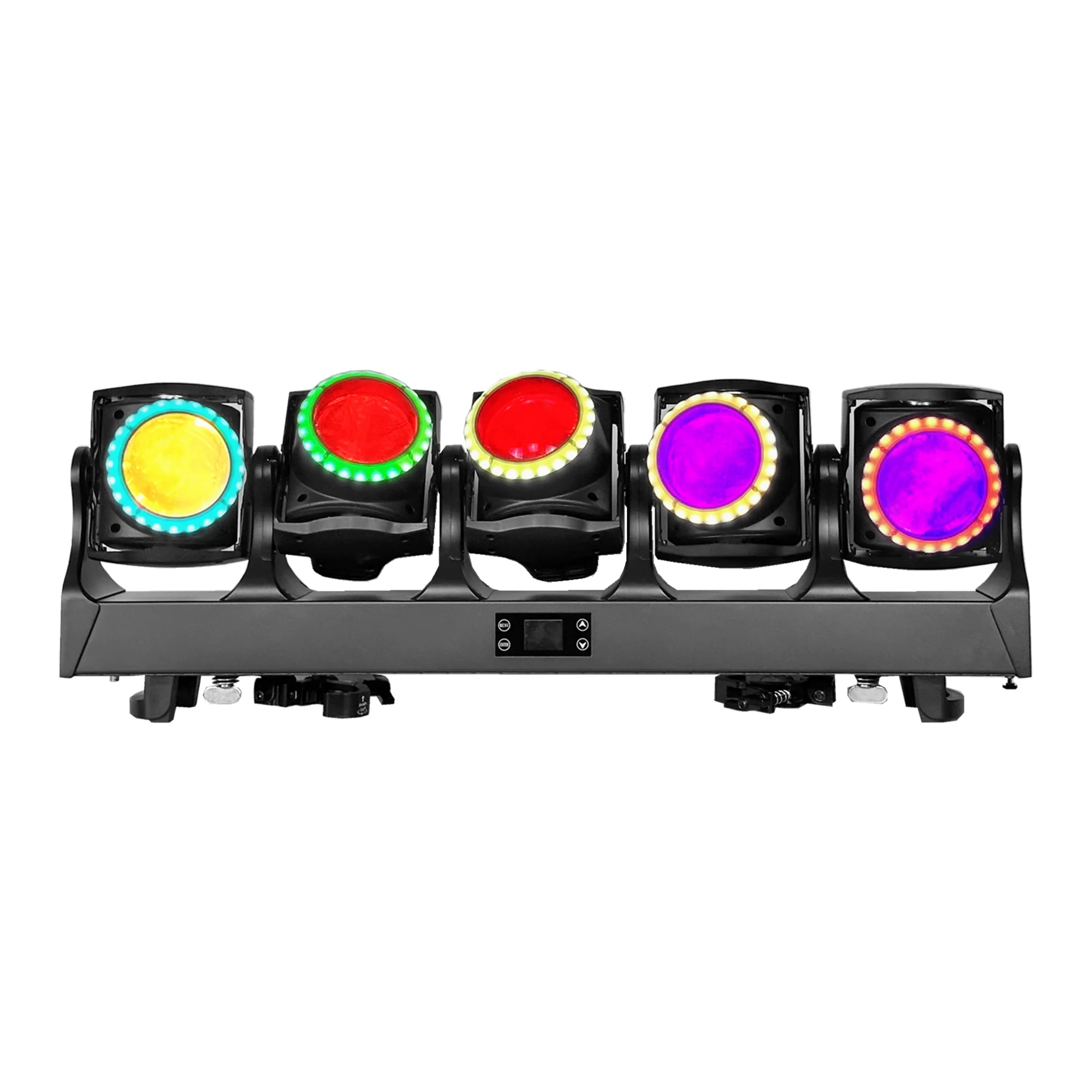 5*120W RGBW 4in1 LED Moving Head DJ Lights with DMX512 Control