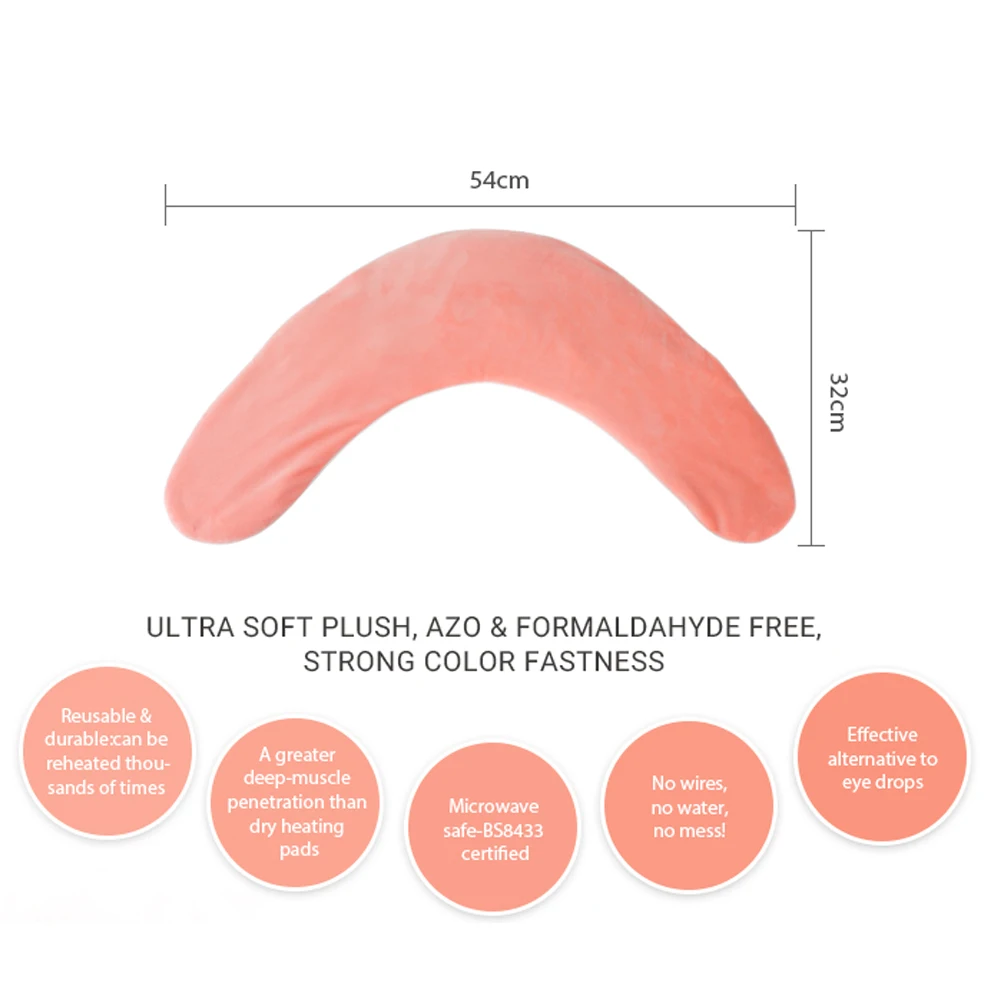 Himalayan Salt Microwavable Neck Wrap Warmer for Pain Relief