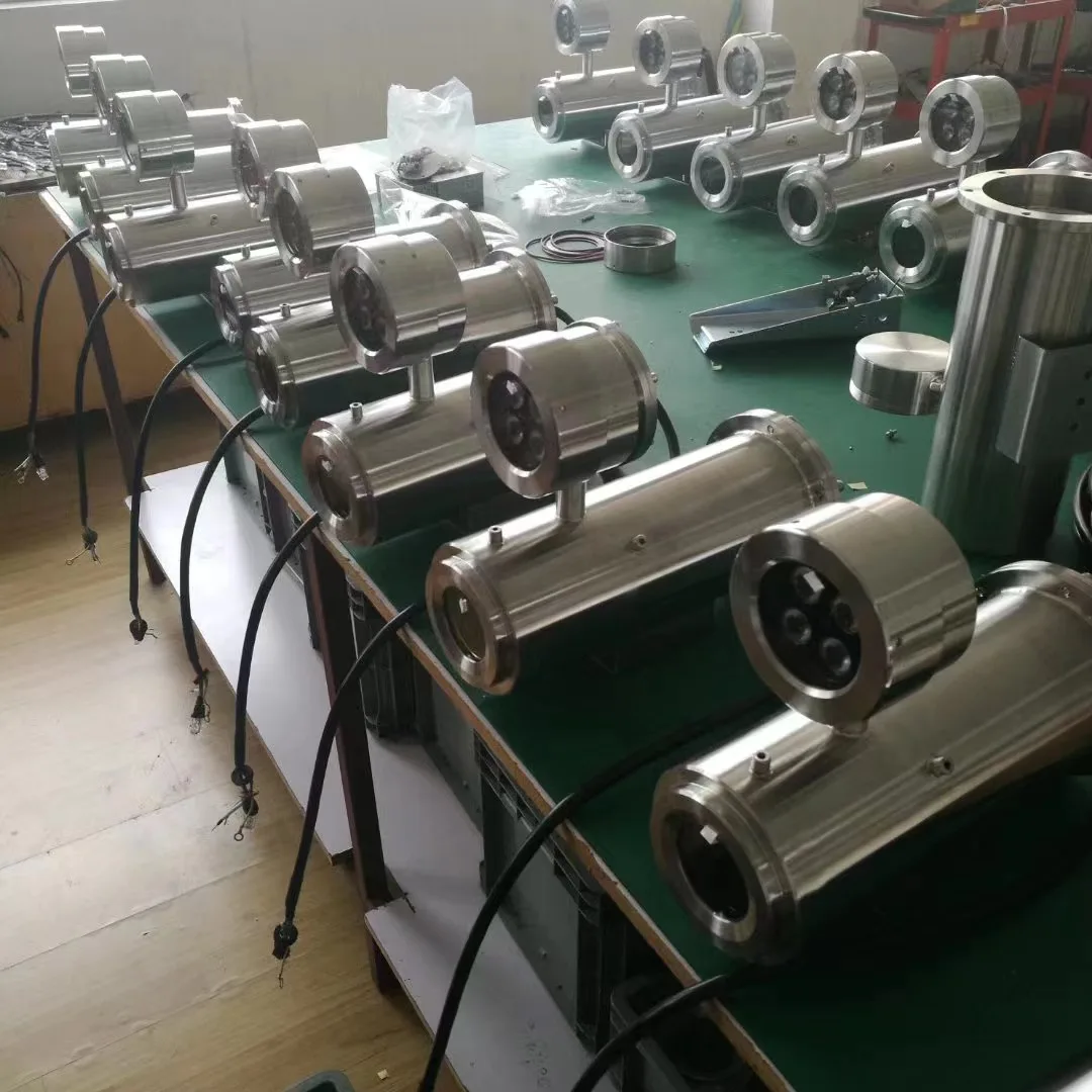 ATEX/CTEX Infrad Bullet IP68 Anti-Corrosion CCTV Camera Housing Stainless Steel 304/316L Ex-proof Night Vision IR for 100 Meter
