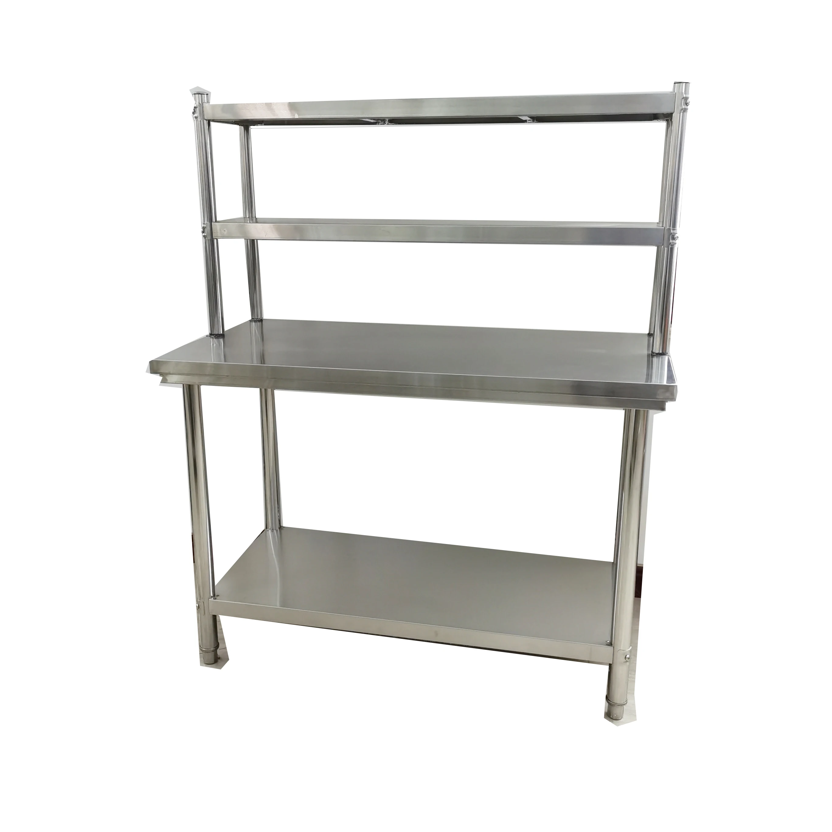 High Sales Commercial Work Table Over Table Shelf Stainless Steel Bench Shelf