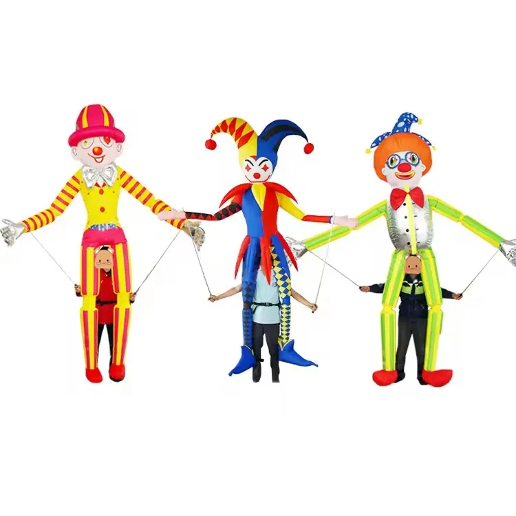 Hand Controlled Inflatable Nutcracker Puppet Giant Blow up Soldier Doll Balloon for Outdoor