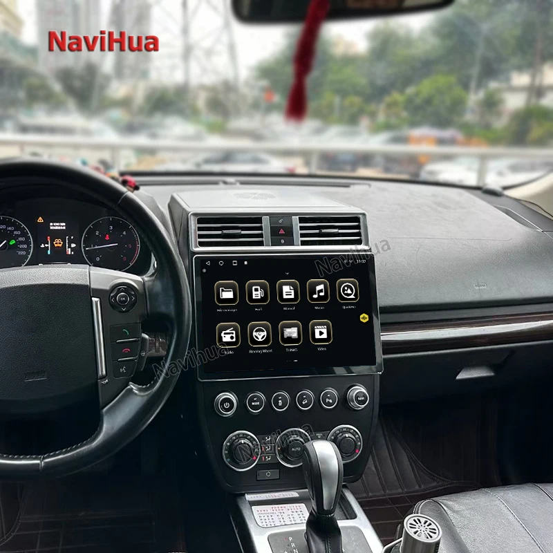 NaviHua 13 Inch Touch Screen Android Multimedia Player GPS Navigation System Car Radio Stereo for Land Rover Freelander 2