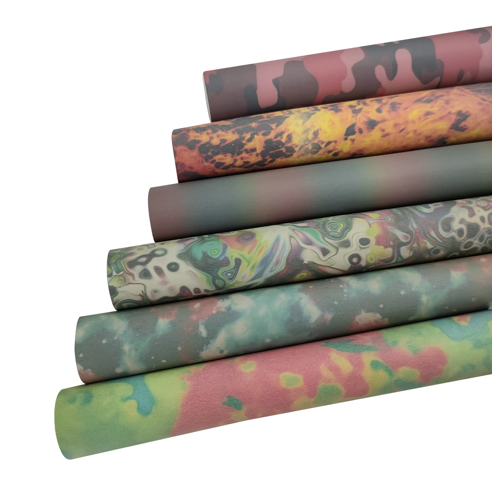 Pattern Print Custom Thermochromic Leather Photochromic Leather Low Moq