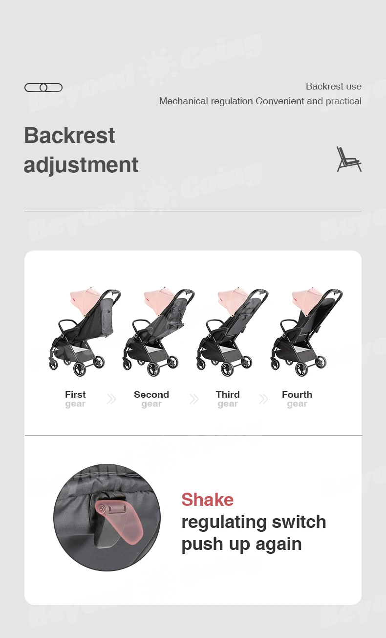 Foldable Cheap Baby Stroller Kids Stroller For Baby Upgrade Lightweight Baby Stroller