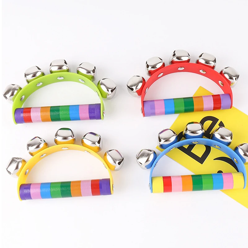 Aleatoire Colore Dessin Anime Bebe Hochet Arc En Ciel Jouet Enfant Landau Berceau Poignee En Bois Activite Cloche 5 Jingle Baton Shaker Hochet Bebe Cadeau Buy Nouveau Ne Bebe Cadeaux Hochet Bebe Cadeau Activite De Bell