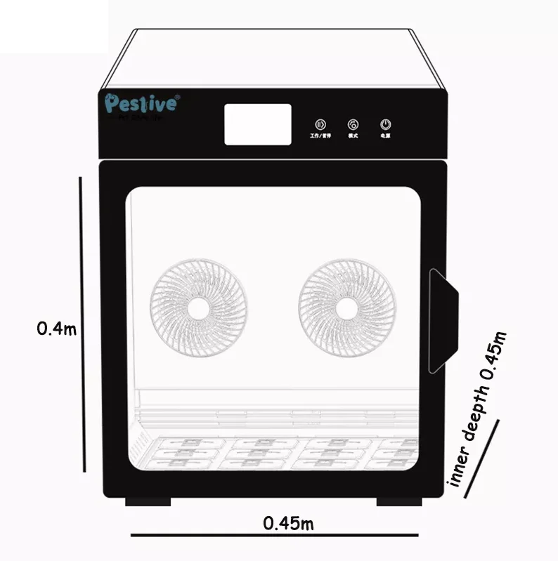 Most Popular Items Medium and Large Dog Hair Water Blowing Machine Cat Dog Hair Blow Dryer Automatic Pet Drying Box Pet Dry Room