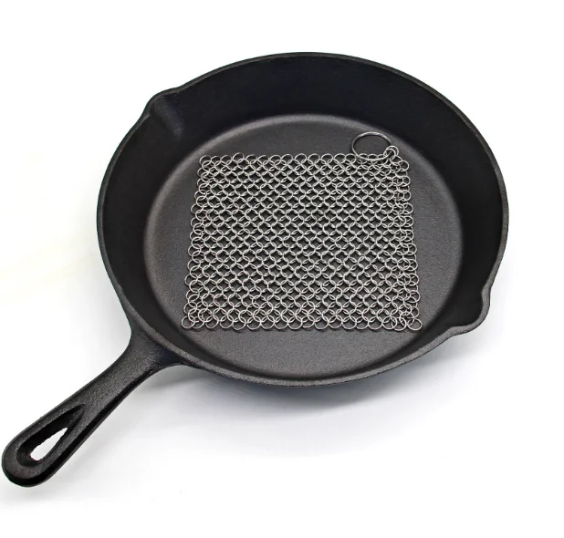 7X7 Inch 316 304 Stainless Steel Metal Sponge Scrubber/	 Scrubber Pads