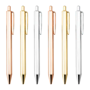 New High-block Metal Ballpoint Pen with Custom Logo for Business Promotional and Holiday Gift 1.0mm Black Ink