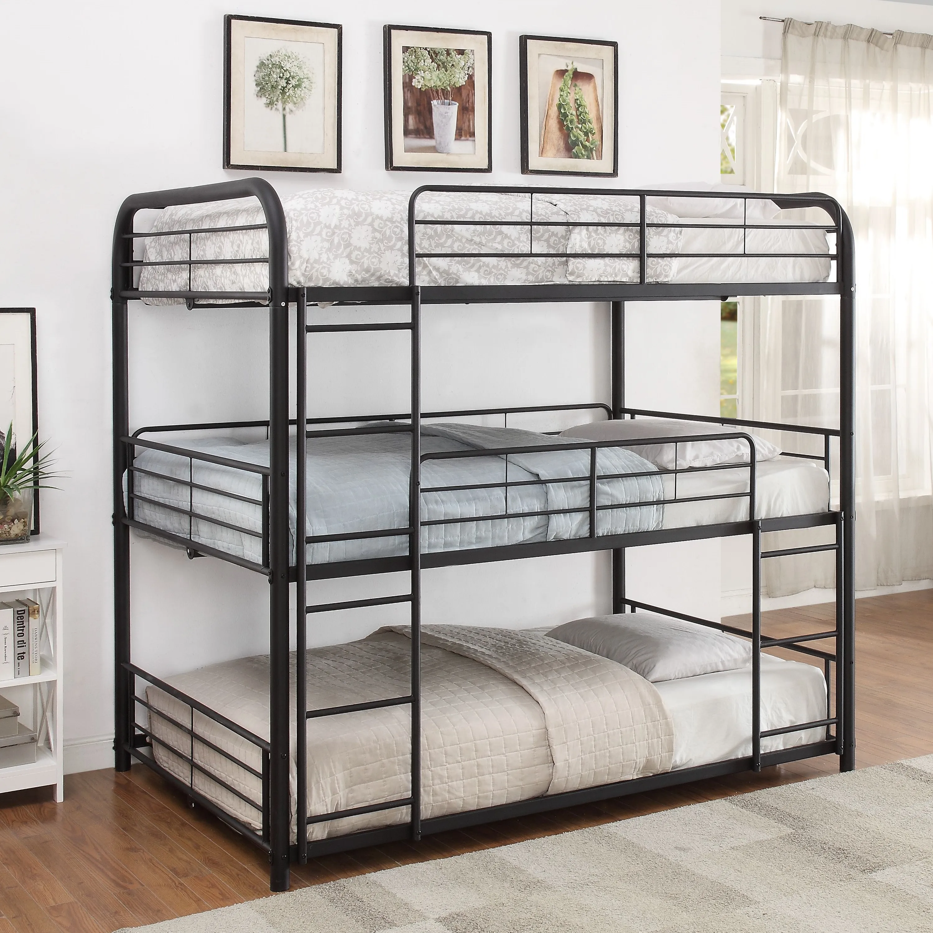 3 in one adult bunk bed 3 in one adult bunk bed iron 3 tier metal triple bunk beds sale katil tiga tingkat