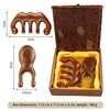 Sandalwood comb gift set 3