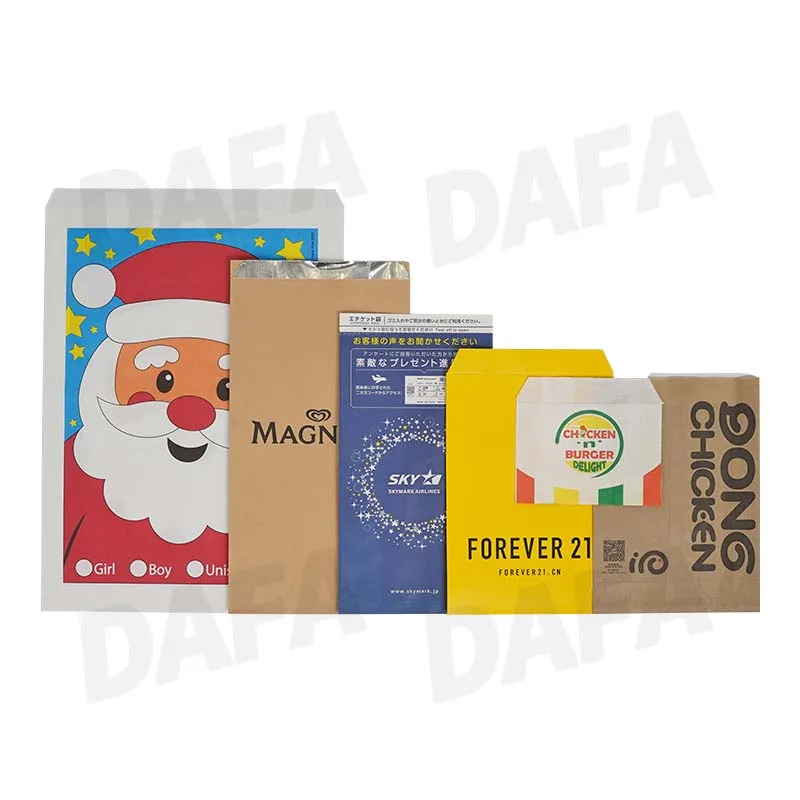 Biodegradable Popcorn Package Bag Kraft Food Paper Bag