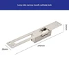 Argent / Verrouillage de cathode à bouche étroite latérale longue