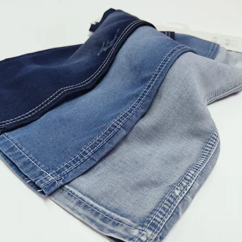 Wholesale High Quality Comfortable Cotton Stretch Denim Jeans Cool Fabric washed denim fabric