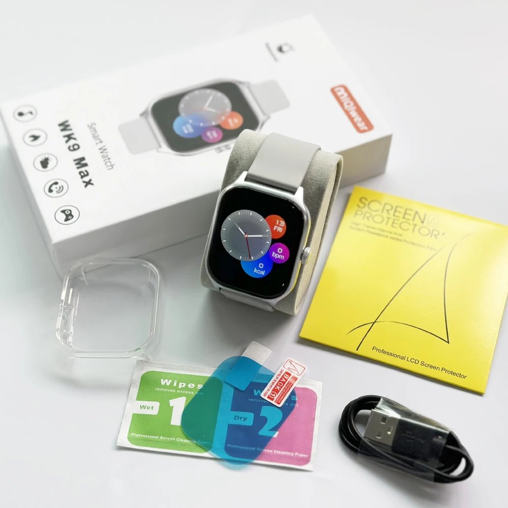 2024 Yaomax WK9 MAX Smartwatch femmes hommes multi-fonction BT appel Sport montre avec réveil calendrier
