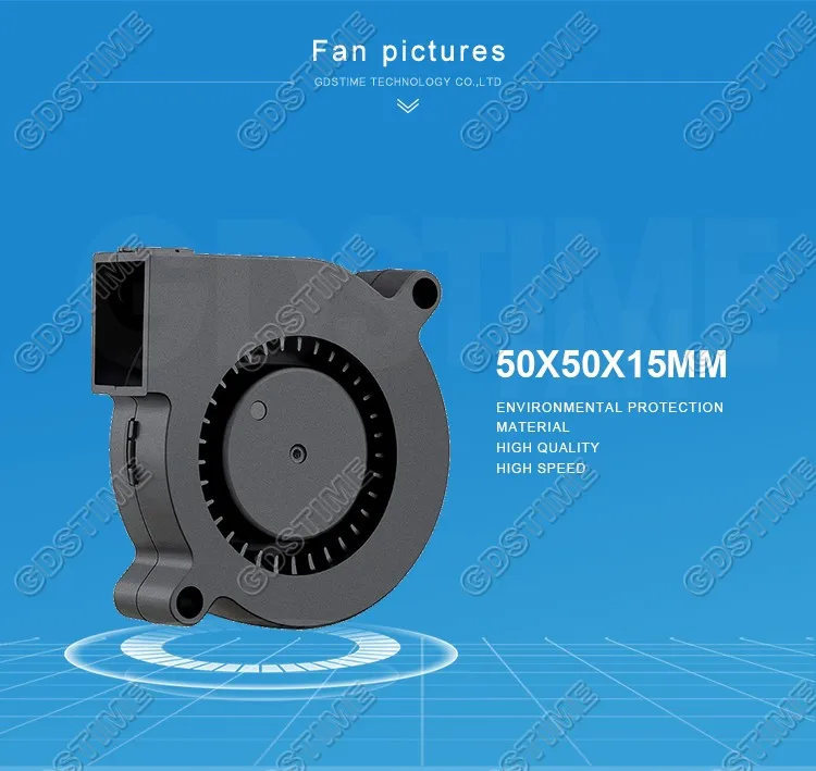 Powerful Centrifugal Turbo Blower, 3V, 5V, 12V, 24V - detail 8
