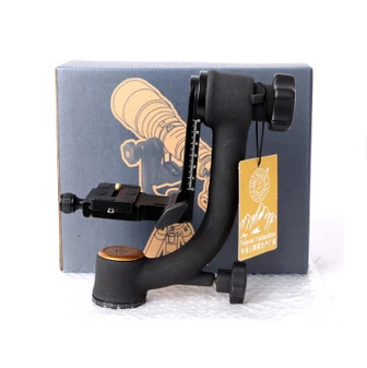 QZSD Q45 Strong Stabilizer 15kg Load Aluminum Panoramic Gimbal Head 0.9kg Portable Tripod Mount for DSLR Digital  Video Camera detail image