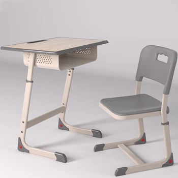 Durable and adjustable desks produced by the factory are suitable for children studying in schools or kindergartens