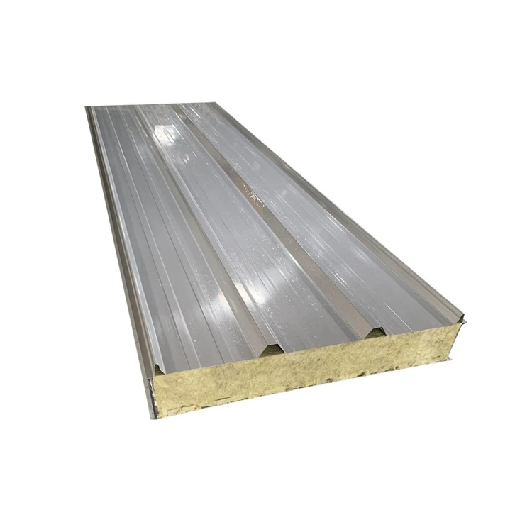 construction fireproof rock wool sandwich board panel for office