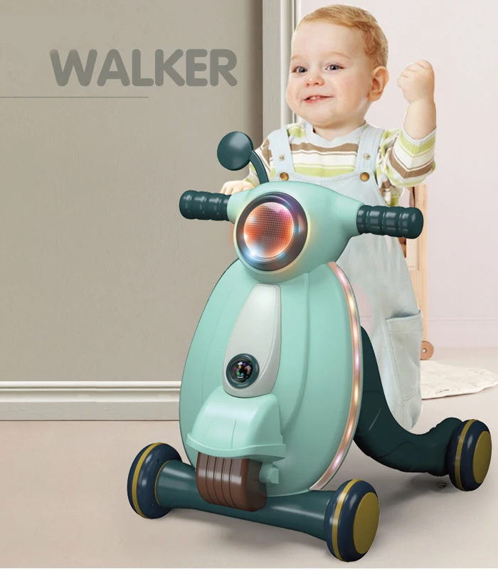 Новый дизайн, детская игрушка, легкая музыкальная машинка, экологичный материал, детские ходунки 12 месяцев