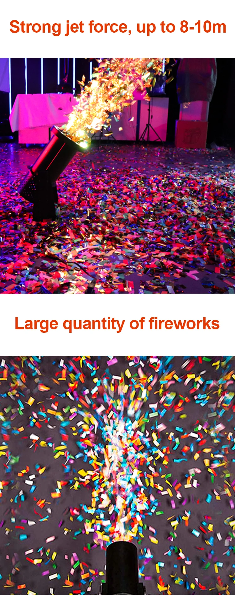 Mini Small Type Confetti Cannon Launcher Blower Color Paper Confetti