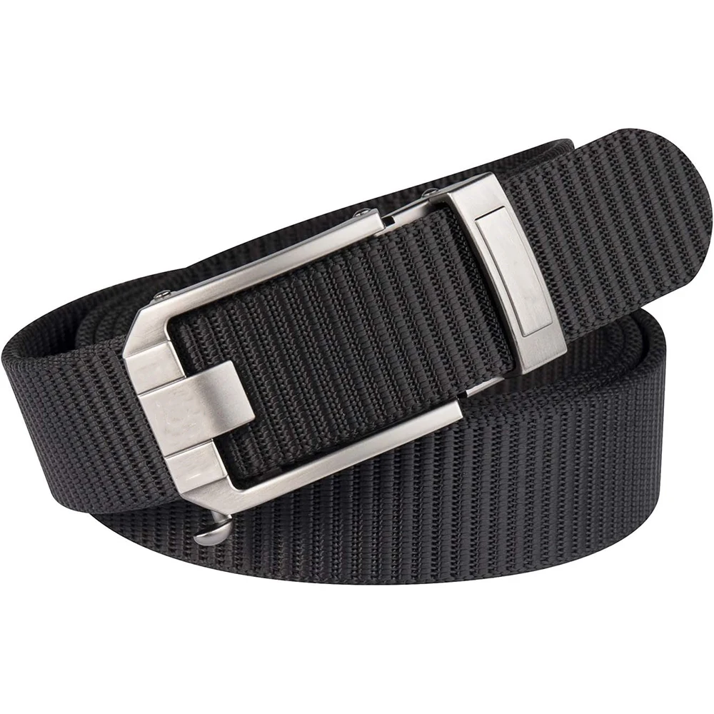 Fashionable Training Durable Ratchet Belt Nylon Web Tactical Belt with Automatic Slide Buckle Adjustable