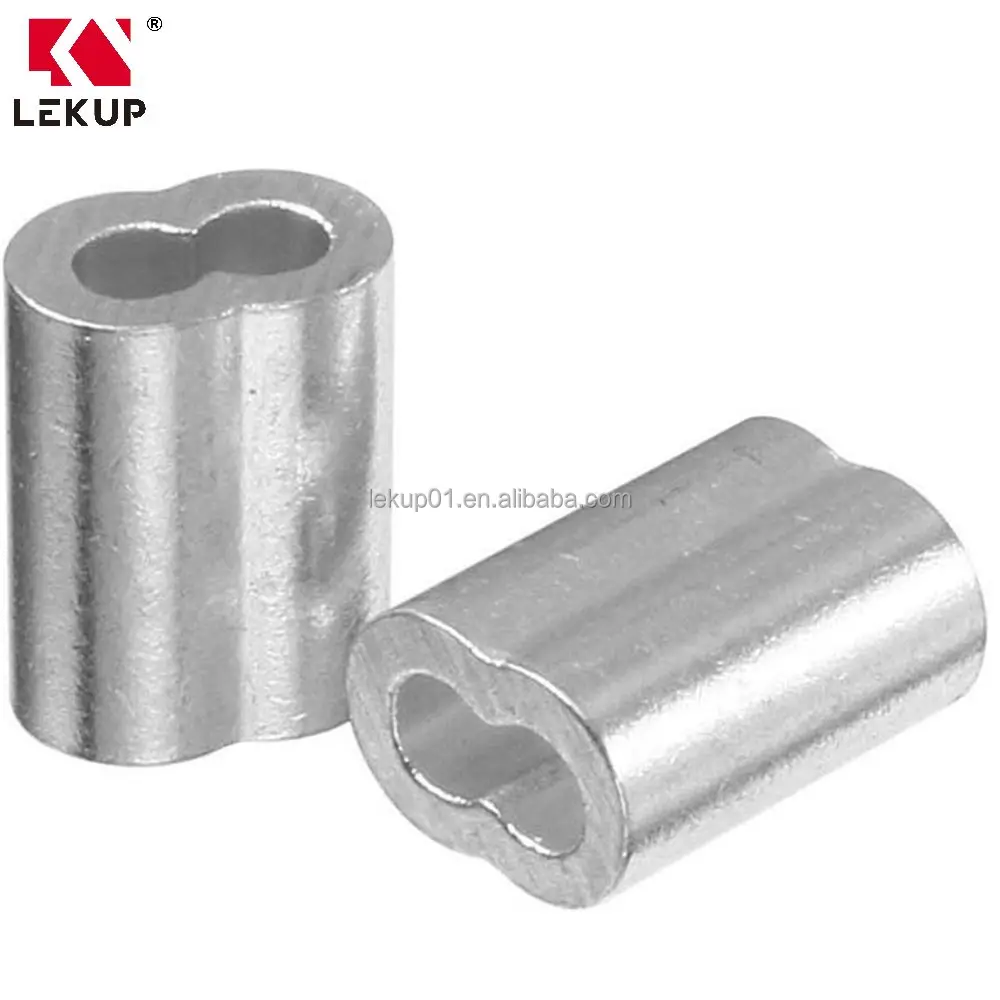 Aluminum Crimping Double Barrel Set Ferrule Loop Sleeve Double Barrel ...