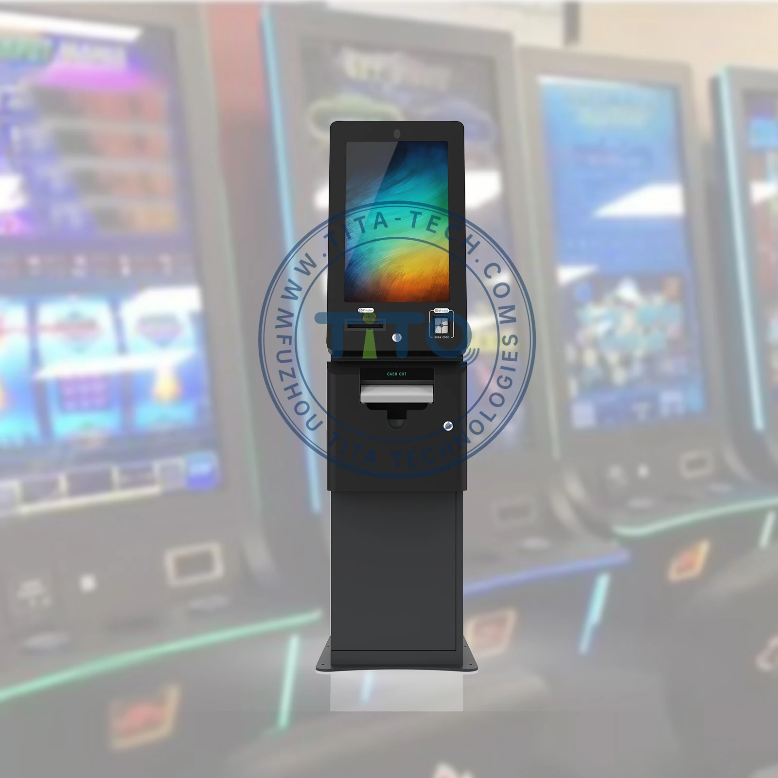 Ticket in Cash Out Redemption Terminal for Banilla JK Lab Skill Game Cabinet Amusement Firelink Skill Game ATM Kiosk