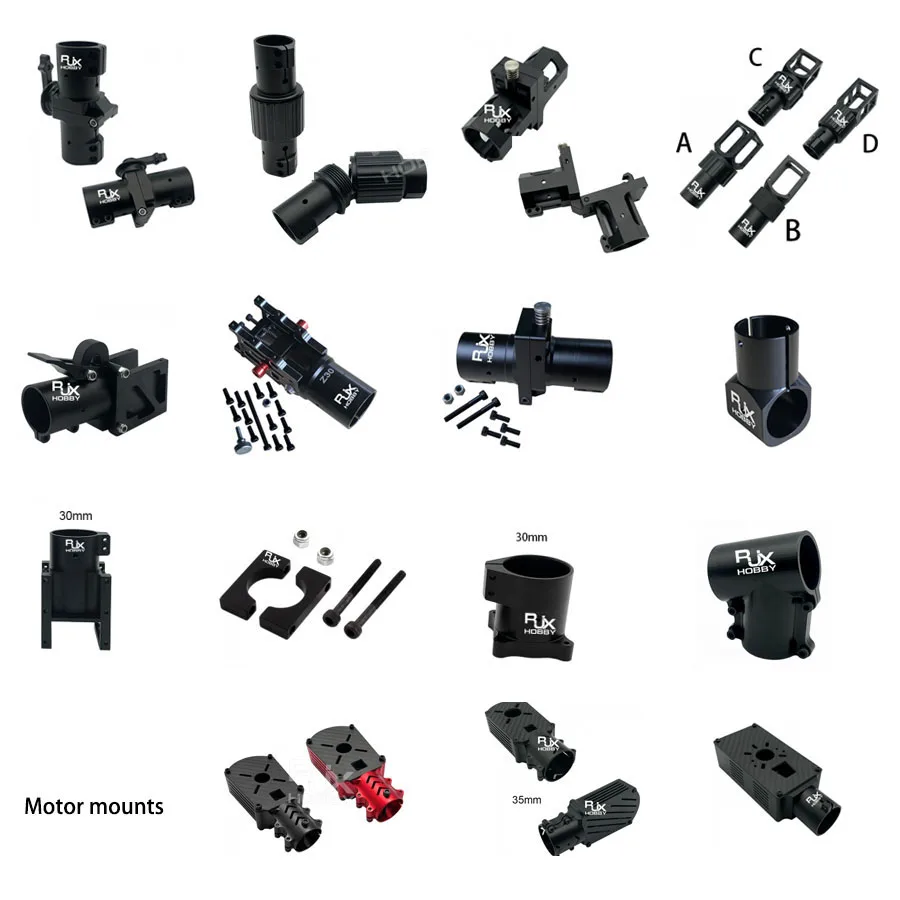 RJX 30mm 40mm 50mm pinza a sgancio rapido per Drone UAV Quadcopter  multirotore