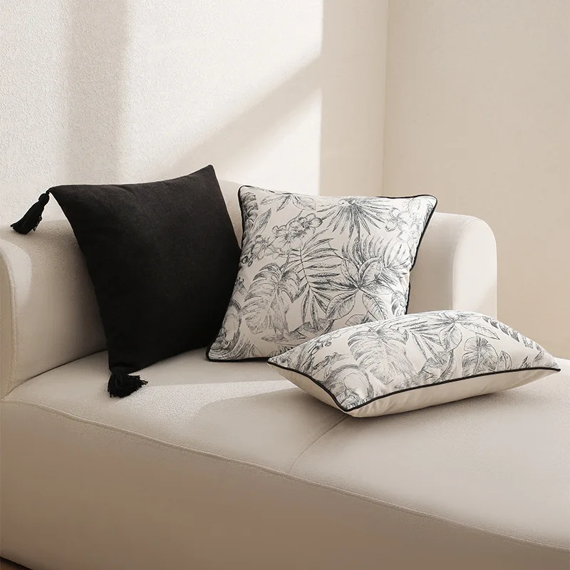 Nordic Wind Luxury Knitted Sofa Cushion Tassel Pillow Case for Bed & Living Room Wholesale details