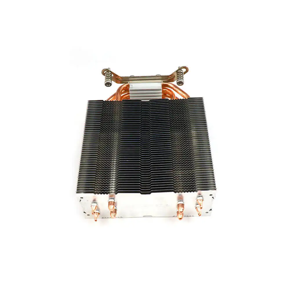 Stacked Radiator Custom Single Plate Computer CPU Zipper Fin Heat Sink with 8 Pipes ...