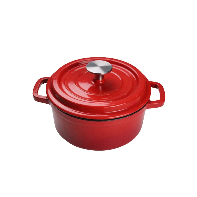 Factory-Made Household Large-Capacity Square Two-Ear Enameled Cast Iron  Dutch Oven - China Soup Pot and Cast Iron Soup Pot price