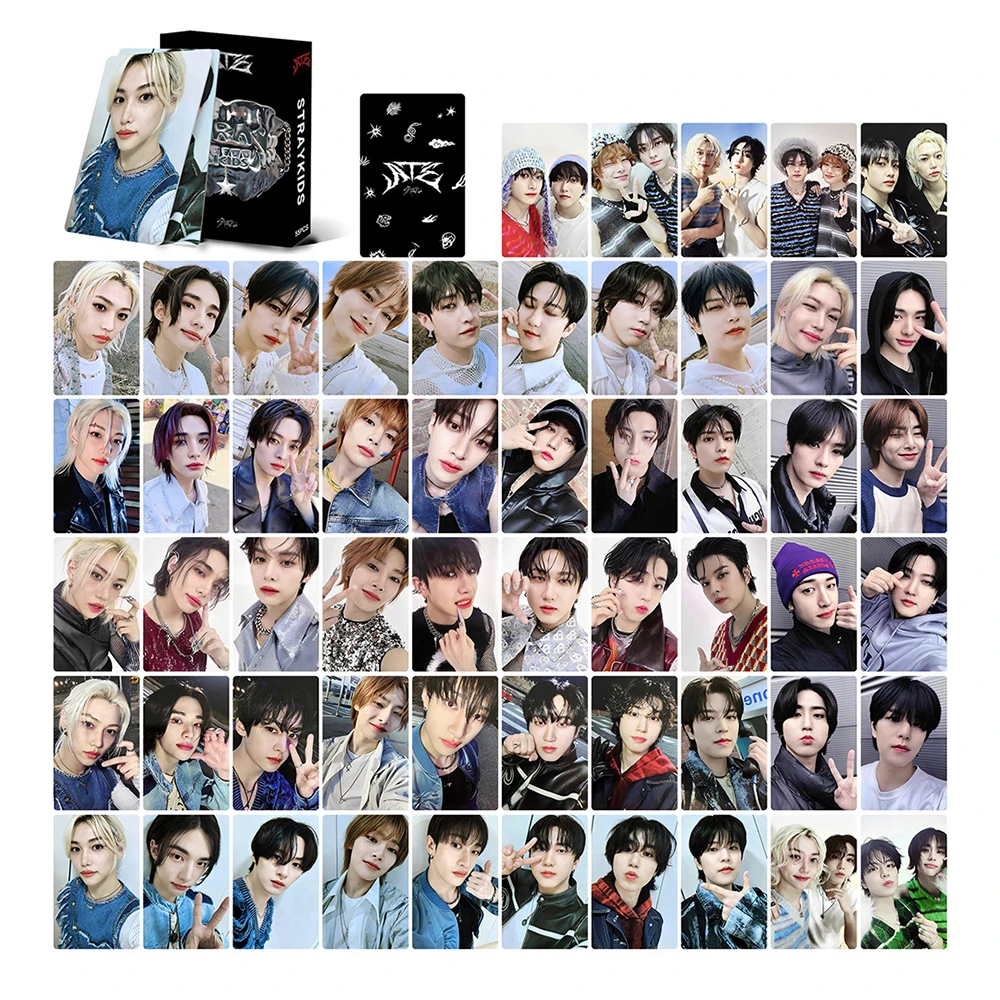 Collect 55pcs/set KPOP Straykids Domin ATE Album LOMO Cards